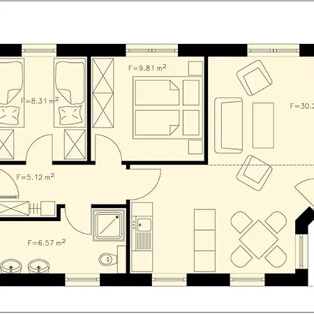 Strandhus - Apt. 02 Appartement Sellin (Rugen)
